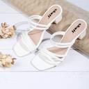 Women Heels Sandal (White)